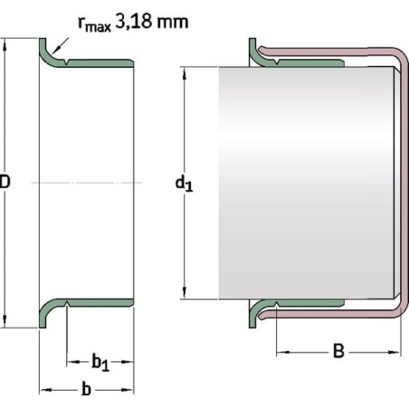 Speedi sleeve diameter 145.64mm - SPE99562