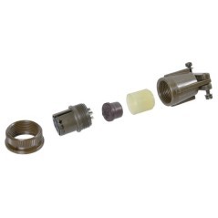 Plug 4-pole with strain relief - SPMS3106