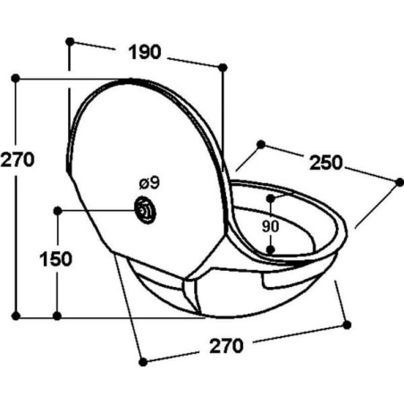 Drinking bowl 180 - SU1000180