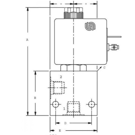 Control valve 2/2 SVP10NOR 12VDC - SVP10NOR003