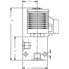 SVP08CDB002 Danfoss, Elektrozawory 2/2 