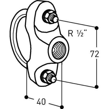 Anbohrschelle 1/2 - SU1010535