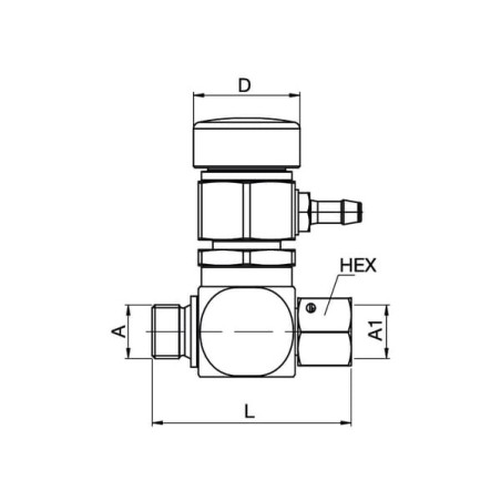 Relief valve 3/8 BSP, Tema - TA38TE