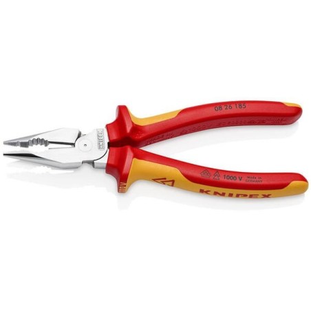 Needle-nose combination plier 185mm VDE - TA0826185