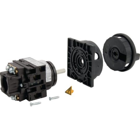 Rotary switch 3PN, 20A, BK - T028900EASVBSW