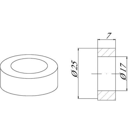 Adaptor for Blade 10 Maschio - T21004045R