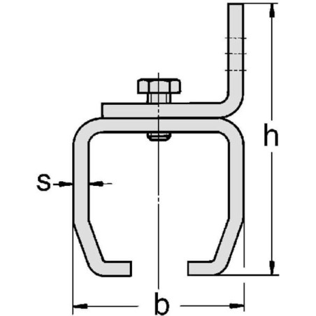Mocowanie ścienne, rozmiar 0 - TB333005