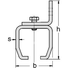 Mocowanie ścienne, rozmiar 1 - TB335610