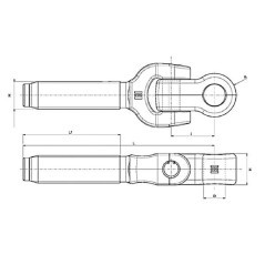 Knuckle spindle cat.3 CBM - TFS23DX
