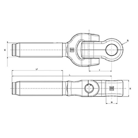 Knuckle spindle cat.3 CBM - TFS23DX