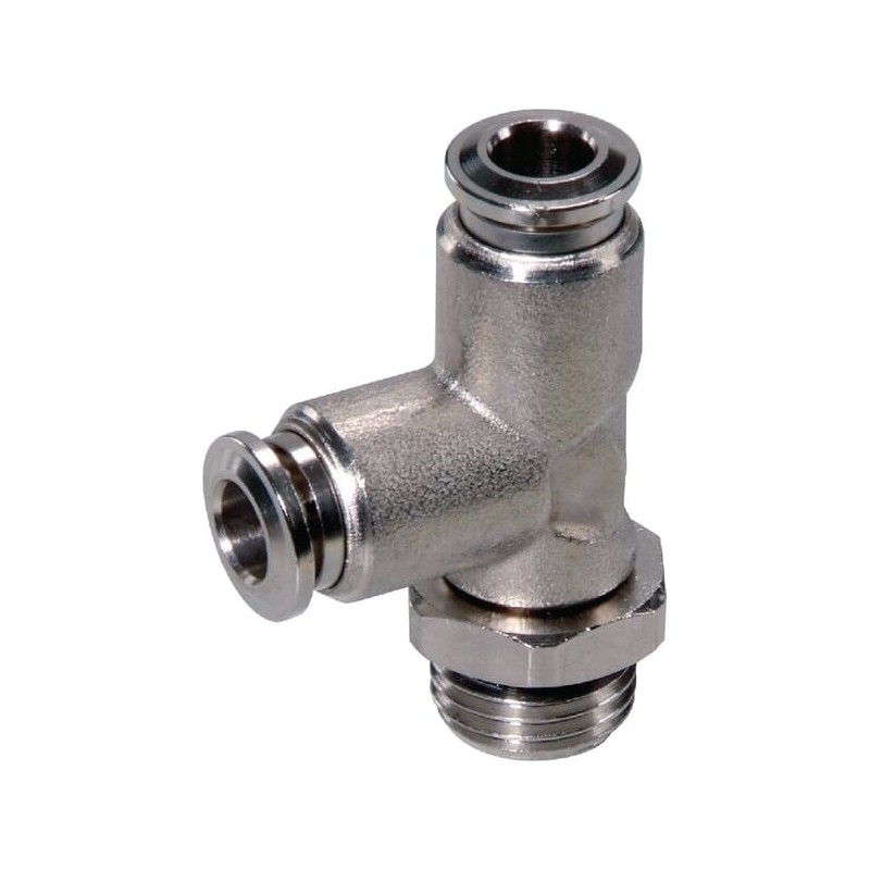 Elbow-threaded-push-in fitting 12x3/8 inch - TCSC1238B
