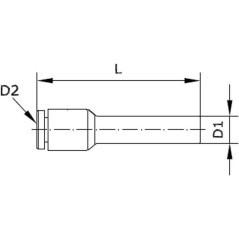 Push-in fitting - TERM43P