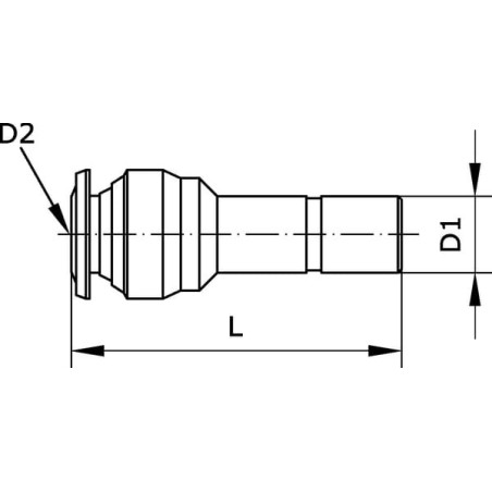 Reduzierabschlussstecker 10-4mm - TER104B