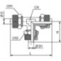 T piece push-on fitting - TCPO8