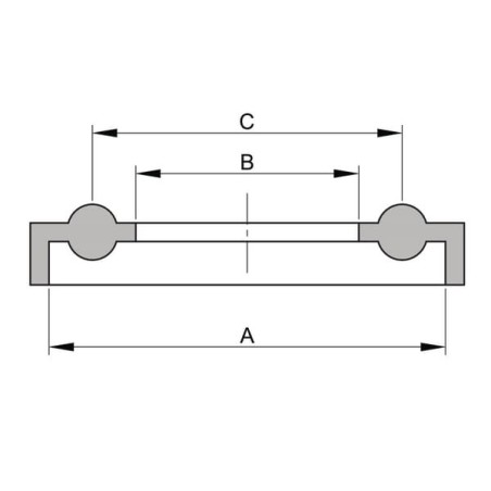 Tri-Clamp Dichtung DN25 EPDM - TCGL25EPDM