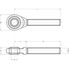 Oberlenkerspindel Kat.1 CBM - TF271SX