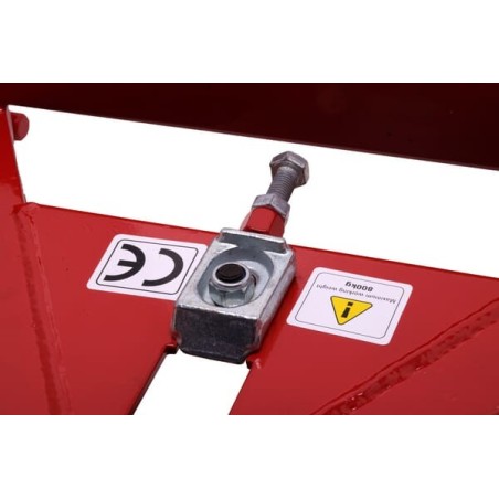 Bale transport spike folding without tines - TL150950BF