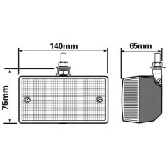 TOR4521 Unbranded, Lampy cofania 