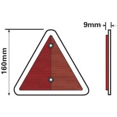 Triangular reflector - TOR4551