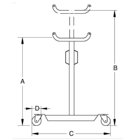 Transmission jack - TJ1000
