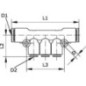 T-multiple distributor 3-fold - TMC1088810P T-multiple distributor 3-fold - TMC1088810P