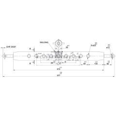 TL150892 Kramp, 3-point support for start 