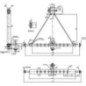 Three Point drawbar support category 2 - TL150892 Three Point drawbar support category 2 - TL150892