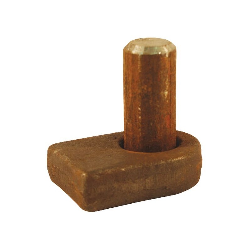 Gate hook pin diameter 1 inch Flat weld-on - TO8252E Gate hook pin diameter 1 inch Flat weld-on - TO8252E