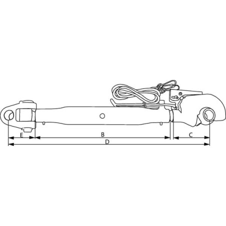 Toplink knuckle/hook 450, M36 cat.3/2 - TLC4503632032KR