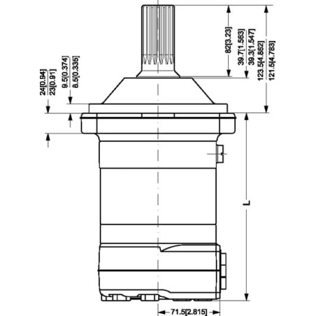Orbit motor TMT630 - TMT630151Z3015