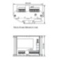 Control unit DIN rail - TREM208R