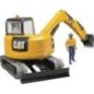CAT Minibagger Bauarbeiter - U02466