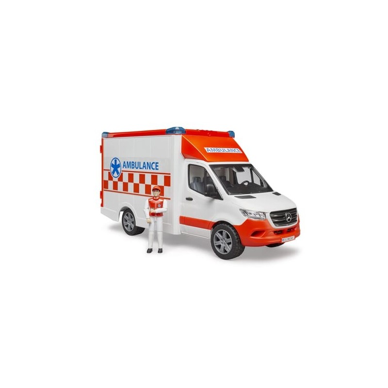 MB Sprinter Ambulance with driver and LightSound Module - U02676 MB Sprinter Ambulance with driver and LightSound Module - U02676