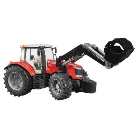 MF 7624 with front loader - U03047
