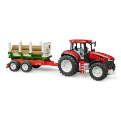 Tractor with forestry trailer - U03453