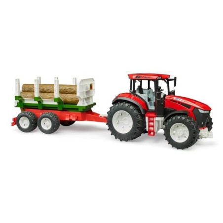 Tractor with forestry trailer - U03453