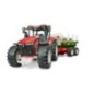 Tractor with forestry trailer - U03453 Tractor with forestry trailer - U03453