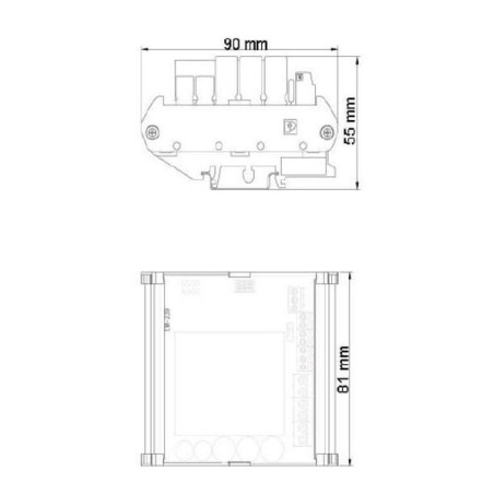 Control unit DIN rail - TREM239R