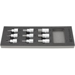 Socket set Hexagon 1/2 inch 9 pcs - TT800504