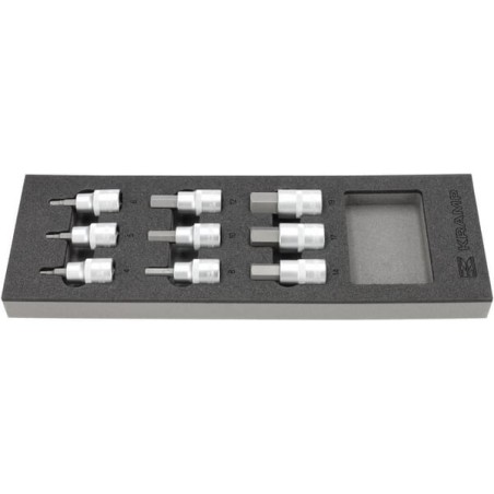 Socket set Hexagon 1/2 inch 9 pcs - TT800504