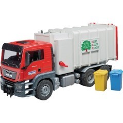 MAN side garbage truck - U03761