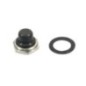 Push switch cap black 12mm - U1654 Push switch cap black 12mm - U1654