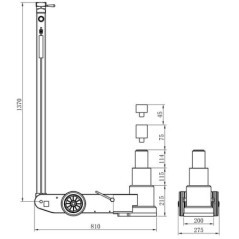 TRA502A Big Red, Car lifts 