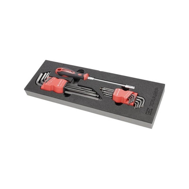 Hex and Torx key set 18 pcs - TT808002 Hex and Torx key set 18 pcs - TT808002