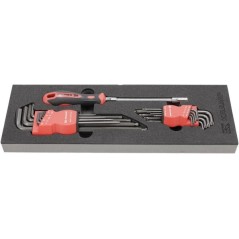 Hex and Torx key set 18 pcs - TT808002