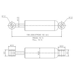 Amortyzator - TS90067KR