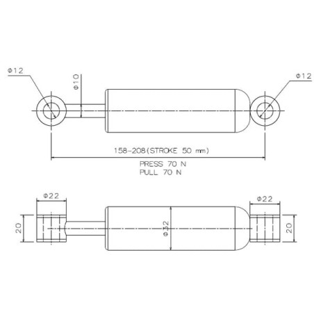 Amortyzator - TS90067KR