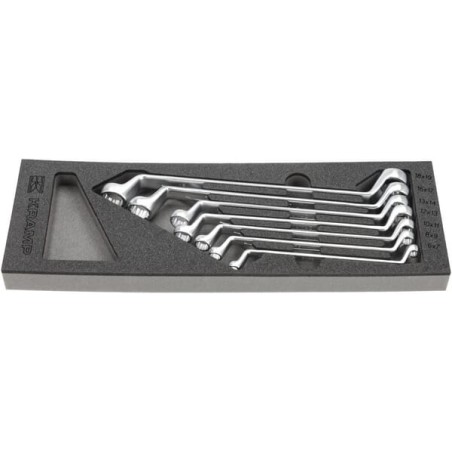Double ended ring spanner set 7 pcs6-19mm - TT801501