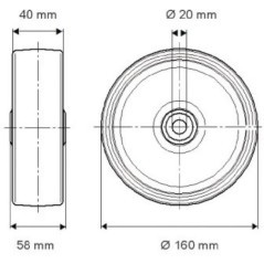 Rad 160 mm - UAD160402058