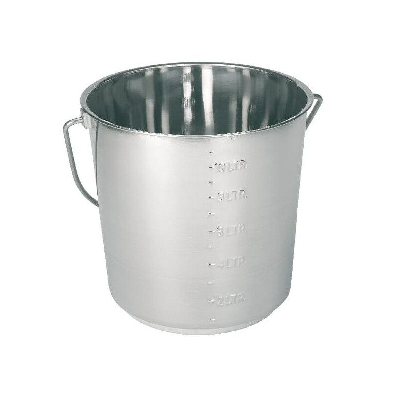 Eimer 12.3L, Edelstahl - TZ1141